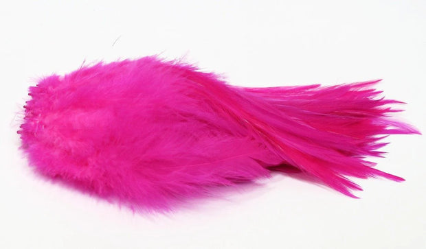 Wapsi Strung Rooster Saddle Dyed Over White 1/4oz Long