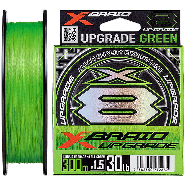 X-Braid Upgrade X8 Braid 150m Green
