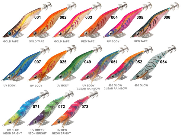 YAMASHITA EGI-OH エギセット 3.0 2.5 お試しセット 3.0号 エギ 7色 7