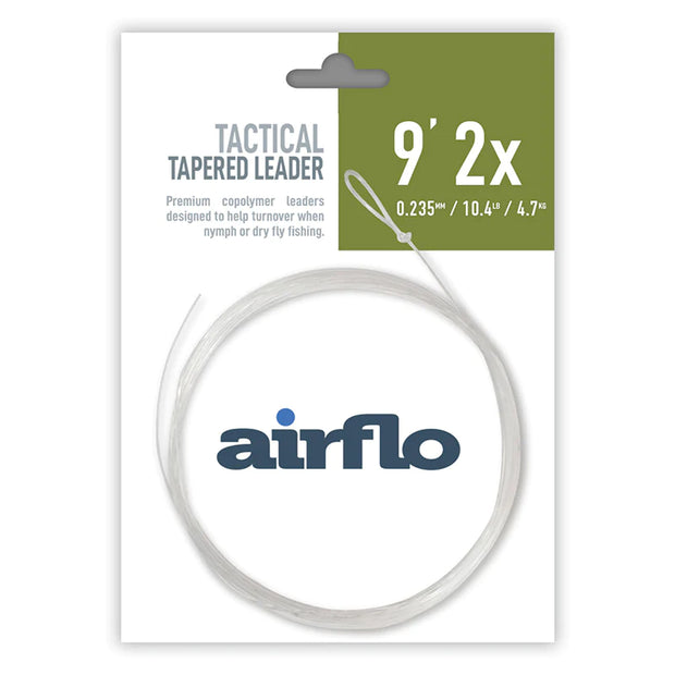 Airflo Tactical 9ft Tapered Leader 3 Pack