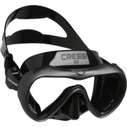 Cressi A1 Anti-Fog Mask Black/Graphite