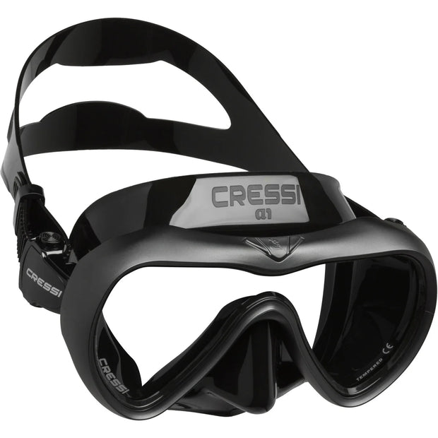 Cressi A1 Anti-Fog Mask Black/Graphite