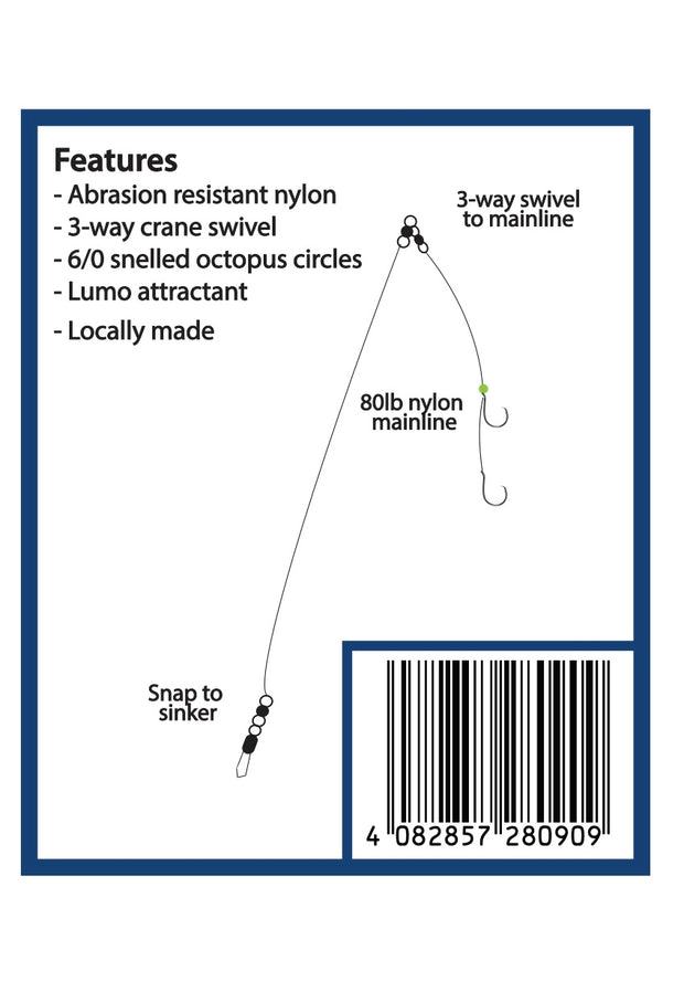 Angler Land Based Snapper Rig – TackleWest