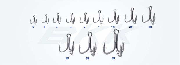 BKK Viper-41 4X Treble Hooks - Tackle West 