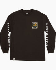 Salty Crew Ink Slinger LS Tee Black