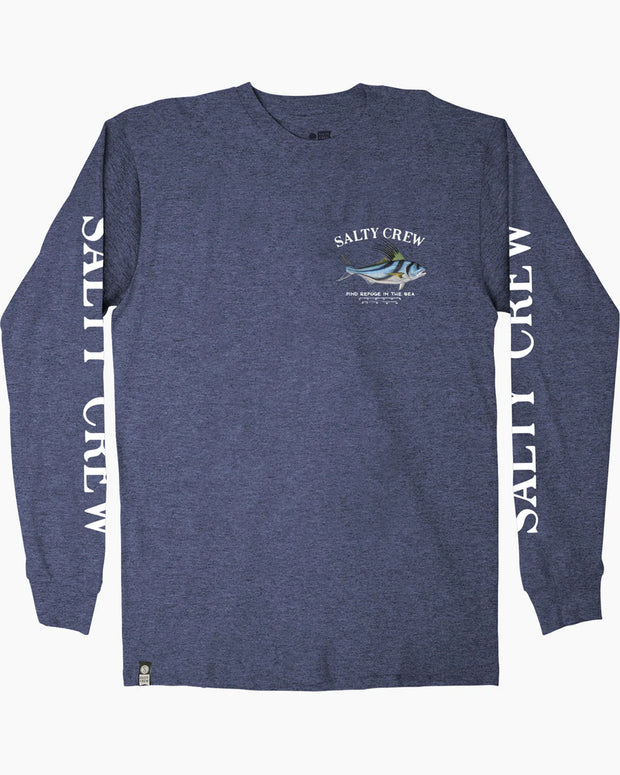 Salty Crew Rooster Premium LS Tee Navy Heather