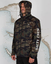 Salty Crew Pinnacle Jacket Camo