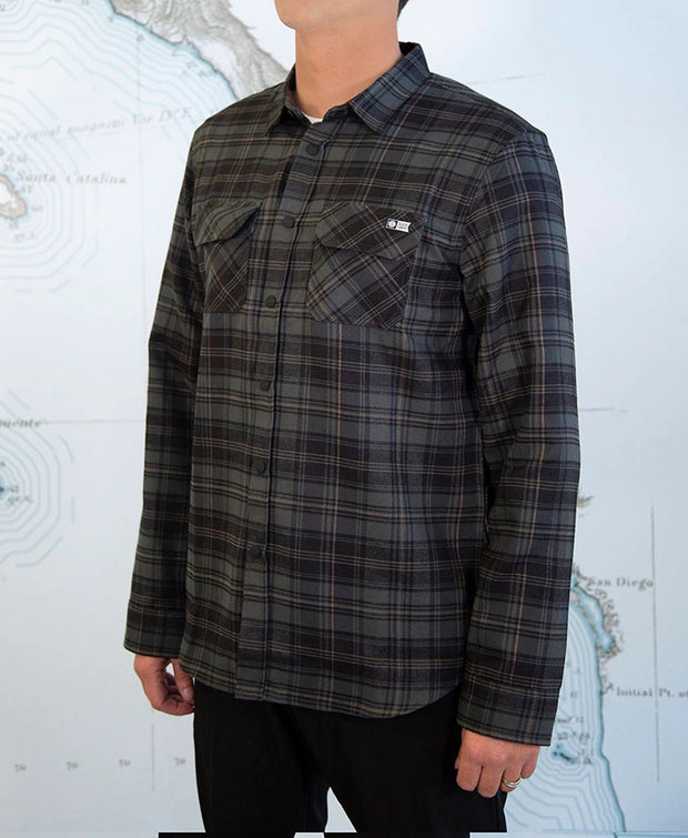 Salty Crew Boatyard Tech Flannel Shirt - Tackle West 