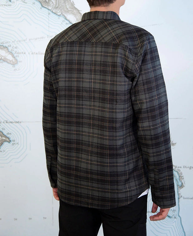 Salty Crew Boatyard Tech Flannel Shirt - Tackle West 