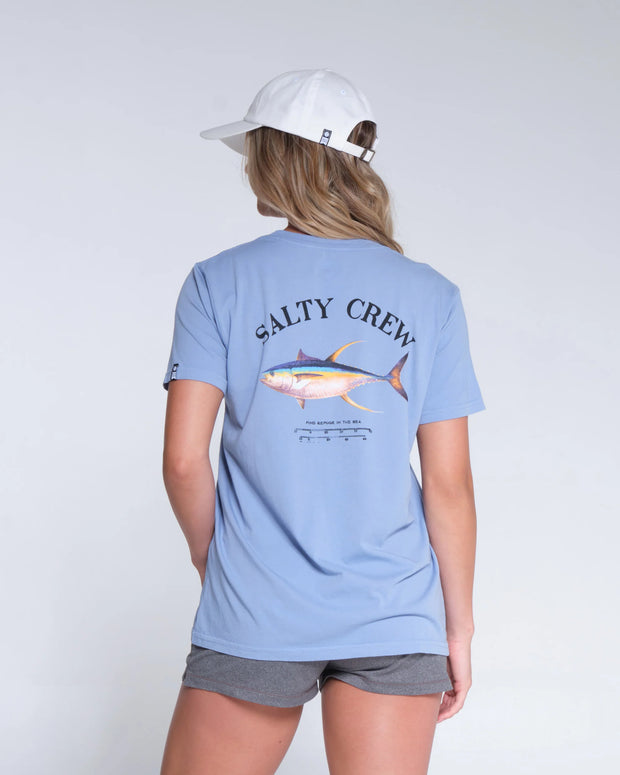 Salty Crew Ahi Mount Boyfriend Tee Wmns Marine Blue