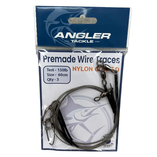 Angler Pre Made Nylon Coated Wire - TackleWest 