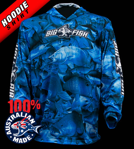 Bigfish AUSCAMO HOODIE - BLUE - Tackle West 