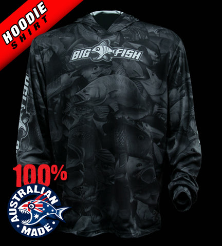 Bigfish AUSCAMO HOODIE - GREY - Tackle West 