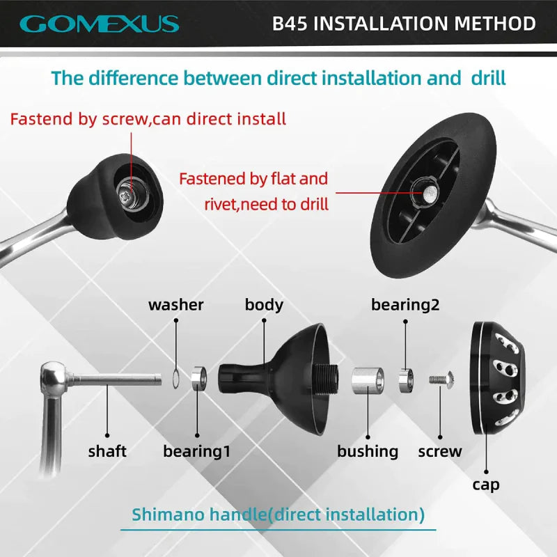 Gomexus Round Power Knob 45mm – TackleWest