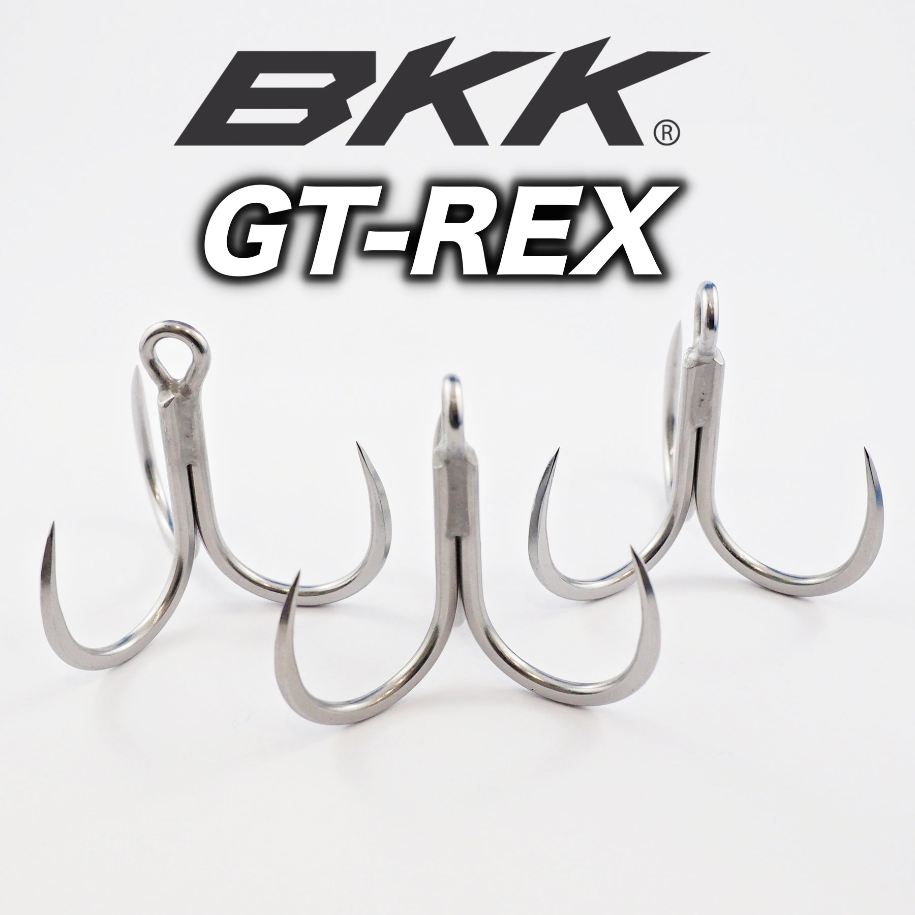 BKK GT-Rex Bl Treble Hooks (Barbless)