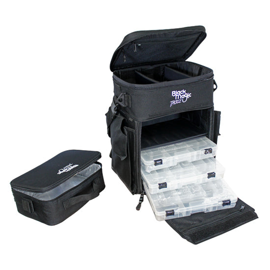 black magic tackle bag australia Black Magic Tackle Back Pack Large – TackleWest