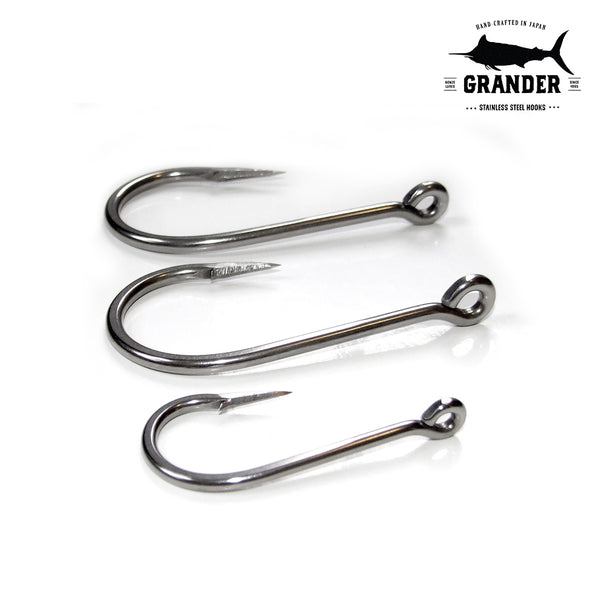 Bonze Grander Stainless Steel Hook – TackleWest Bonze Grander Stainless Steel Hook – TackleWest