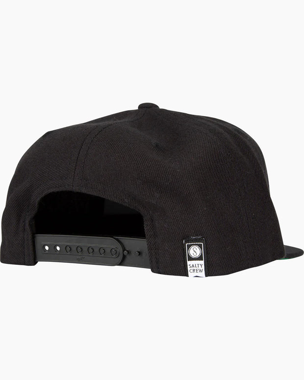 Salty Crew Current 6 Panel Hat Black