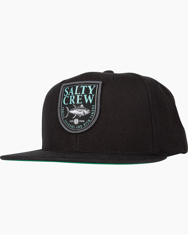 Salty Crew Current 6 Panel Hat Black
