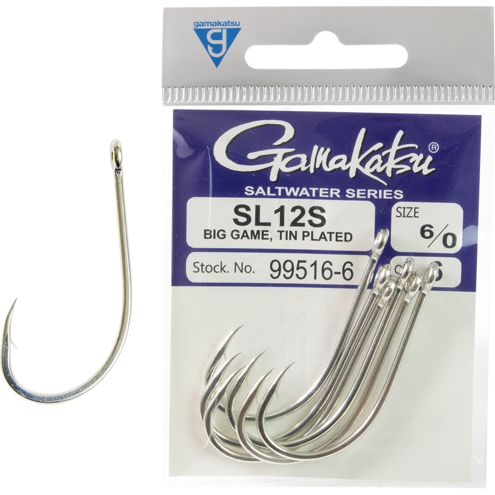 12 plated fish hook TIEMCO Hooks Mustad Hooks Eagle Claw