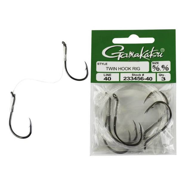 Gamakatsu Twin Hook Rig - TackleWest 