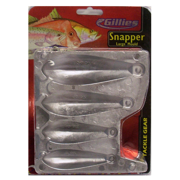 Gillies Sinker Mould Snapper Large - TackleWest 