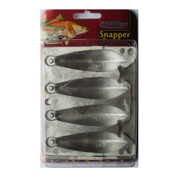 Gillies Sinker Mould Snapper 8oz - TackleWest 