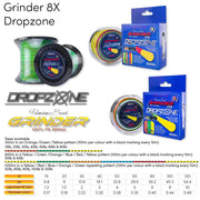 Grinder Pro Briad Drop Zone 1000m - TackleWest 