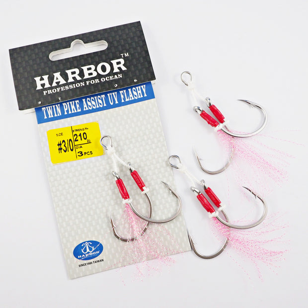 Harbor Twin Pike Flashy Assist Pink - Tackle West 