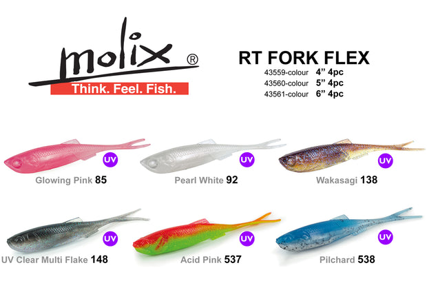 Molix RT Fork Flex 4" - Tackle West 
