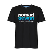 Nomad Design T/S Logo Aqua Fade Black - TackleWest 