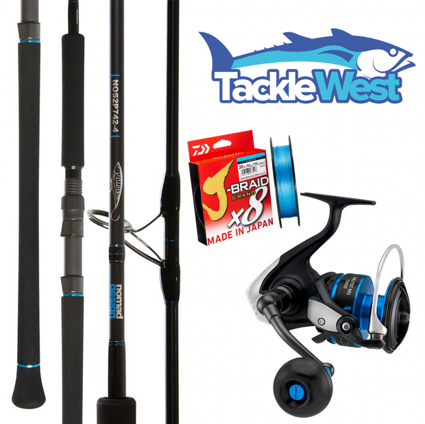 Nomad Offshore PE3 Casting Combo - TackleWest 