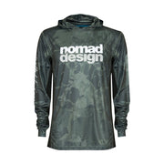 Nomad Design Hooded Tech Shirt Camo Khaki - TackleWest 