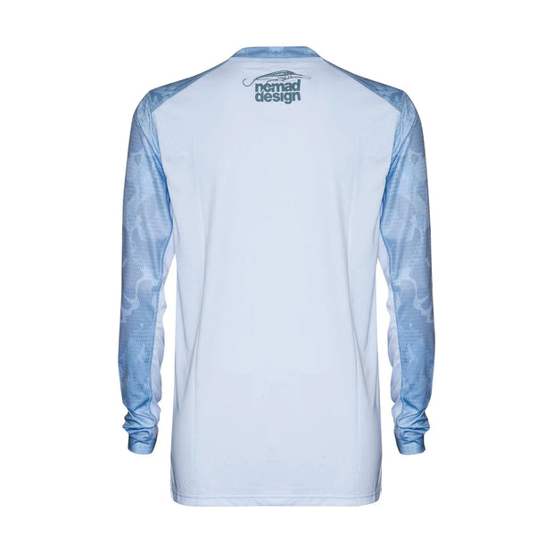 Nomad Design Tech Shirt Camo Splice Blue - TackleWest 