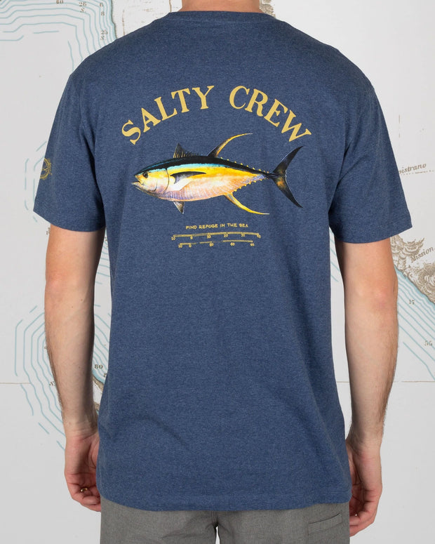 Salty Crew Ahi Mount SS Tee Navy