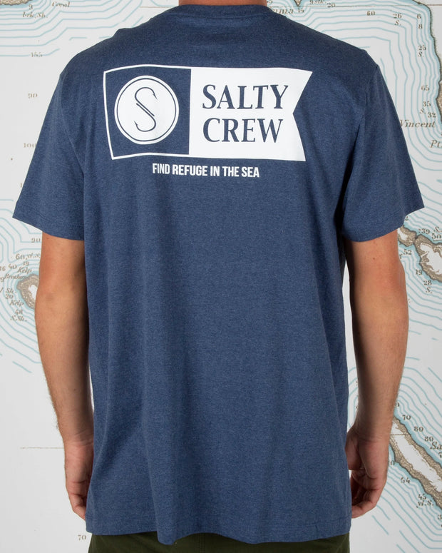 Salty Crew Alpha SS Tee Navy - TackleWest 