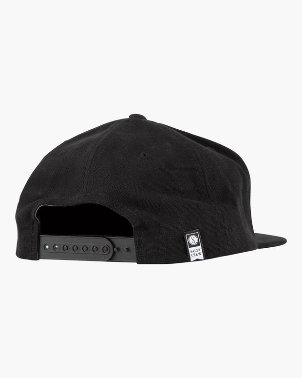 Salty Crew Pinnacle Broadbill Corduroy 5 Panel Black - TackleWest 