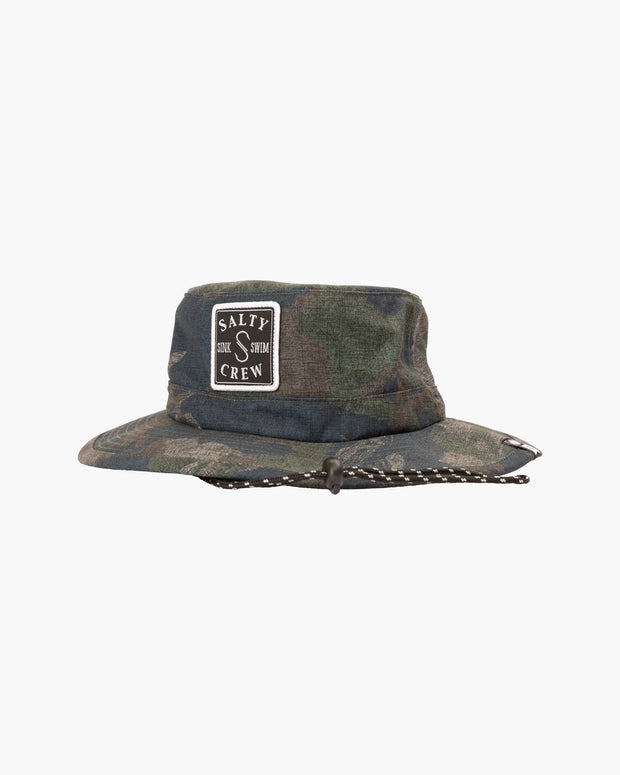 Salty Crew Alpha Tech Boonie Hat Camo - TackleWest 