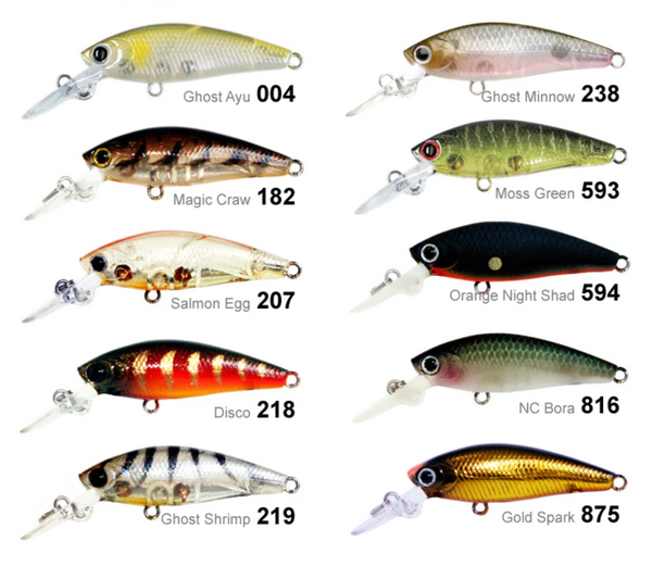 Leurre Lucky Craft Tango 55S, Wobbler Flottant 55mm, Pour Brochet Et Truite