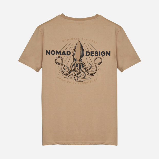 Nomad Design T-Shirt Squidtrex Tan