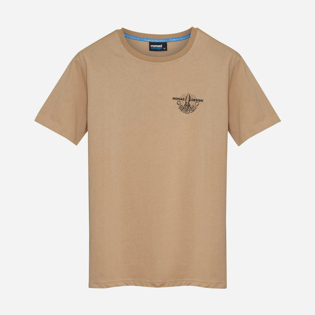 Nomad Design T-Shirt Squidtrex Tan