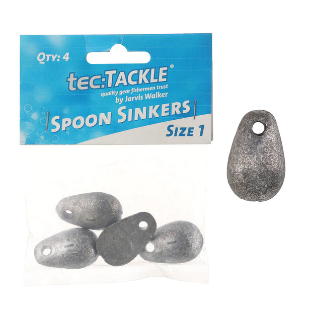 Tectackle Spoon Sinker - TackleWest 