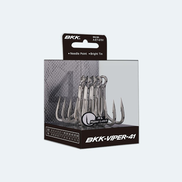 BKK Viper-41 4X Treble Hooks - Tackle West 