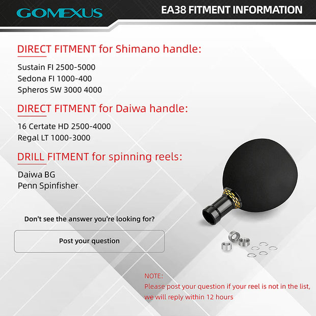 Gomexus EVA Power Knob 38mm