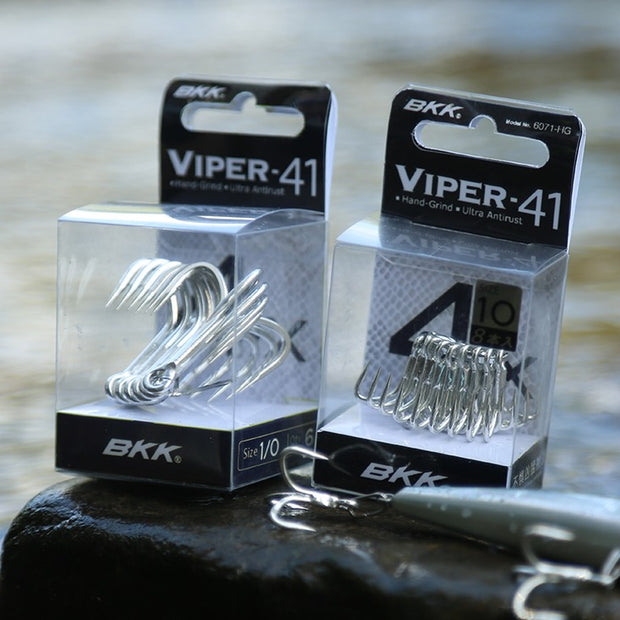 BKK Viper-41 4X Treble Hooks - Tackle West 